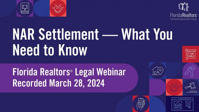 VIDEO Legal Webinar: NAR Settlement — What You Need to Know